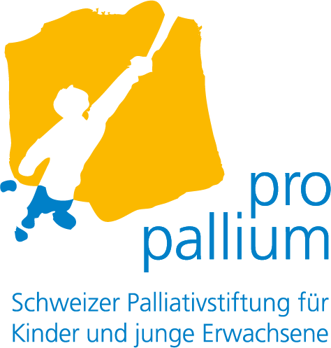 pro pallium Logo mit Claim cmyk